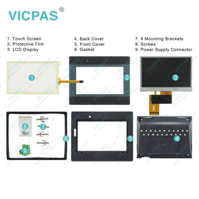 MT8050iP Touch Screen Protective Film LCD Display Case