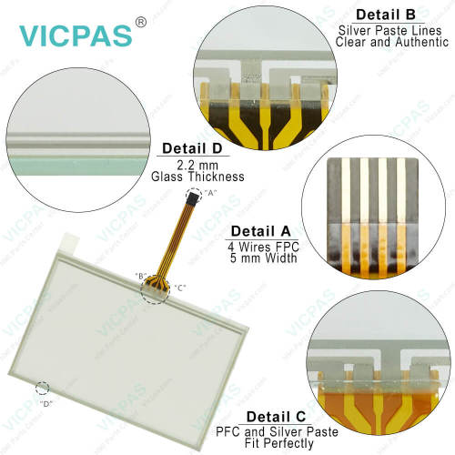 MT6050 MT6050i MT6050i V2WV Touch Membrane Front Overlay LCD Display