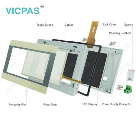 MT6070iE MT6070iE1 MT6071iE MT6070IE2 MT6071iE1 Overlay LCD Case Touchpad