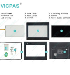 TK6100IV5 TK6100IV5WV TK6102iV5 Front Overlay Touch Screen Film Housing LCD