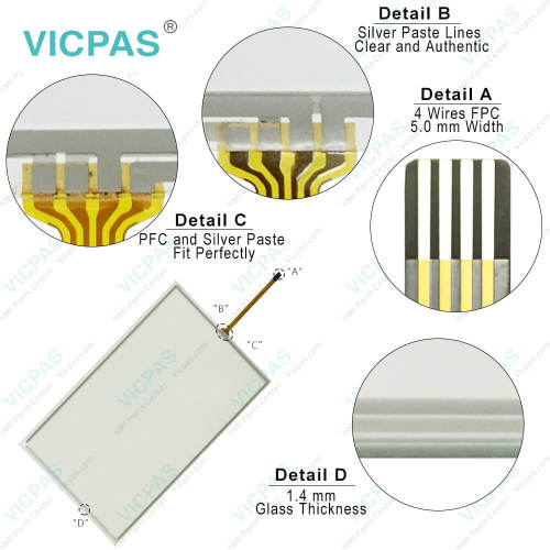 MT4412TE Touch Membrane Front Overlay Repair