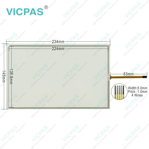 MT4512T MT4512TE Protective Film HMI Touch Glass Replacement