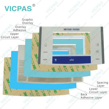 Mettler Toledo XS16000L XS16000M XS16001L Operator Keyboard Touch Digitizer