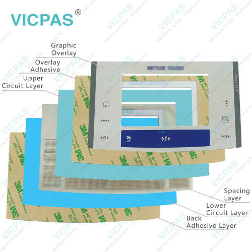 Mettler-Toledo XS10001M XS10001S XS12001MDR Terminal Keypad Touch Screen Panel