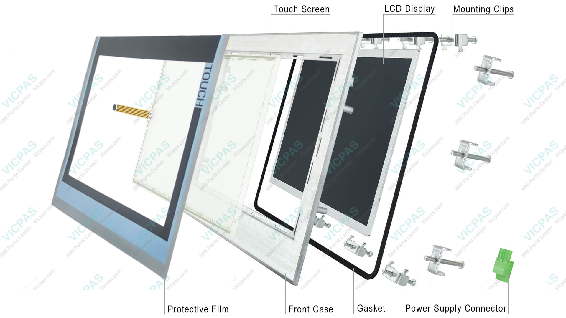 Siemens TP1500 Touch Digitizer and Protective Film