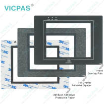 MMI6056 MMI8056 Front Overlay HMI Touch Glass Replacement
