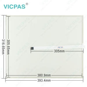 Touch panel screen for E531684 SCN-A5-FLT19.0-Z03-0H1-R touch panel membrane touch sensor glass replacement repair