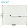 Touch panel screen for E531684 SCN-A5-FLT19.0-Z03-0H1-R touch panel membrane touch sensor glass replacement repair