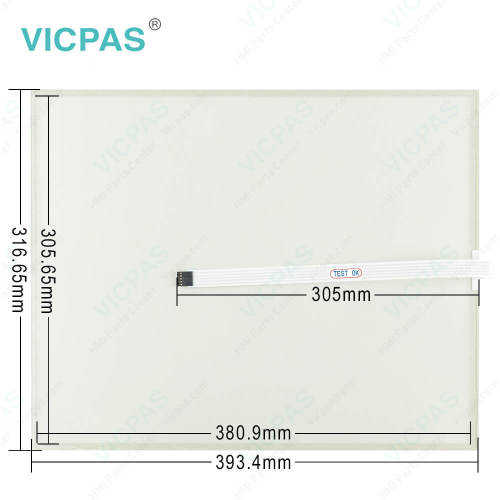 Touch panel screen for E531684 SCN-A5-FLT19.0-Z03-0H1-R touch panel membrane touch sensor glass replacement repair