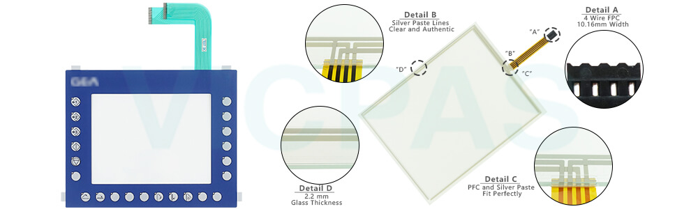 Power Panel 400 4PP480.1043-K09 Keypad Membrane Touch Screen Panel