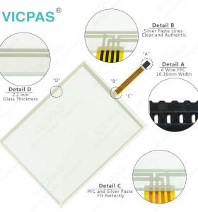 R8219.45 R8219-45A R8219-45 B Touch screen panel for Danielson