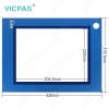 B&R 5AP920.1505-K43 Front Overlay Touch Digitizer Glass