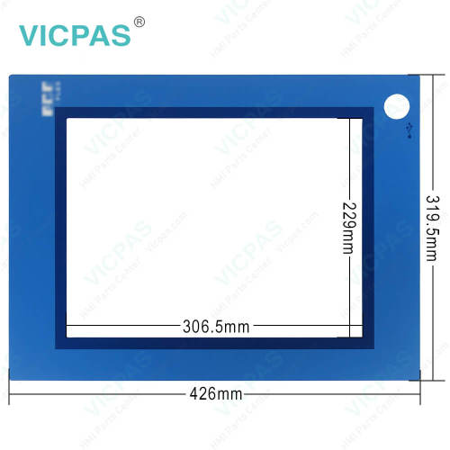 B&R 5AP920.1505-K43 Front Overlay Touch Digitizer Glass