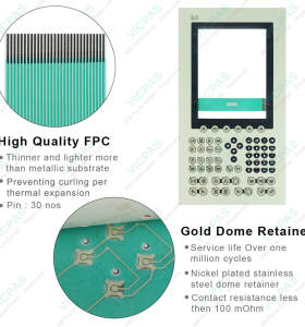 Power Panel 65 4PP065.1043-K09 Touch Glass Switch Membrane