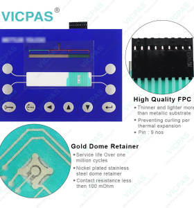 METTLER TOLEDO Metal Detector MD Series Keypad Membrane