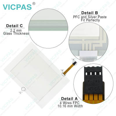 R1496-45A R1496-45 Touch Panel Glass Repair Replacement