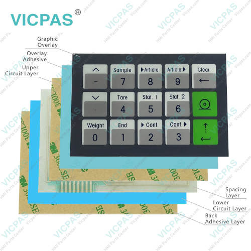 SQC14 METTLER SQC14 Switch Membrane Keyboard Keypad