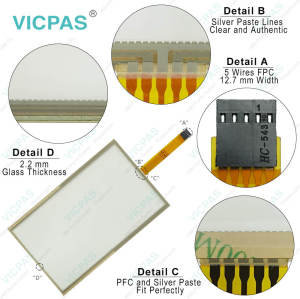 PTM10W100 HMI Touch Digitizer Glass Protective Film
