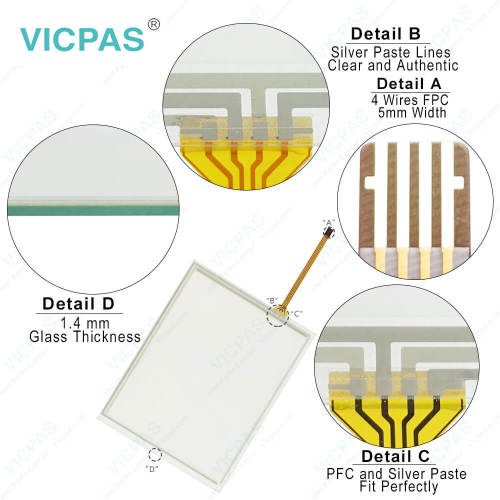 5MP050.0653-K04 Touch Screen Terminal Keypad Replacement