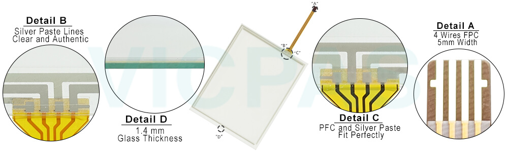 Mobile Panel 50 5MP050.0653-K04 Keypad Membrane Touch Screen Panel