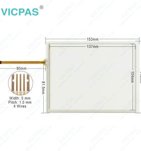 5MP050.0653-K04 Touch Screen Terminal Keypad Replacement