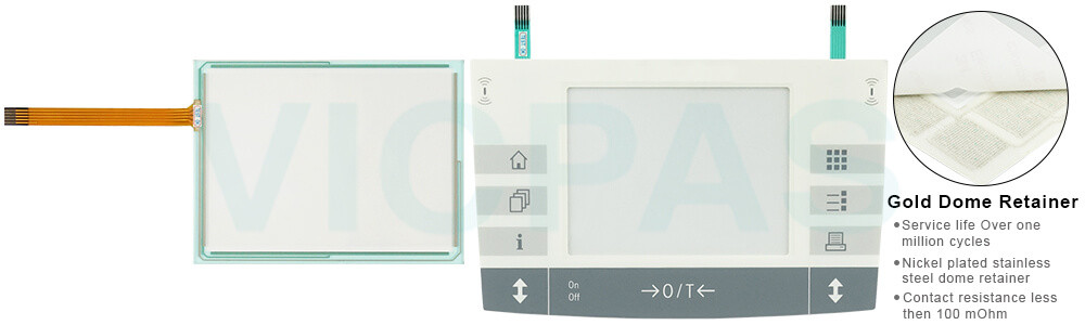 Mettler-Toledo AX205 AX205DR AX105DR MMI Touch Screen Keyboard Membrane Repair Replacement