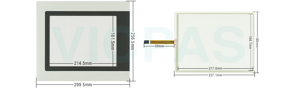 Panel PC 700 5PC720.1043-00 Front Overlay Touch Screen Panel Glass