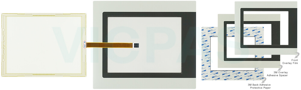 Panel PC 700 5PC720.1043-01 Touchscreen Glass Front Overlay Replacement