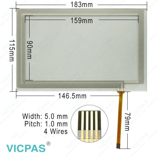 LOMA SYSTEMS BottleChek control monitor Protective Film Touch Membrane