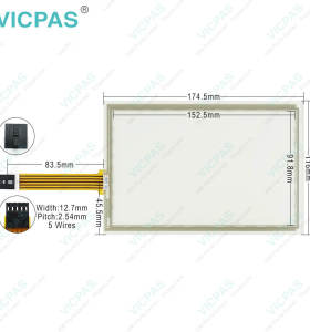 6AG1124-0GC13-2AM0 TP700 Comfort Front Overlay Touch Screen Panel