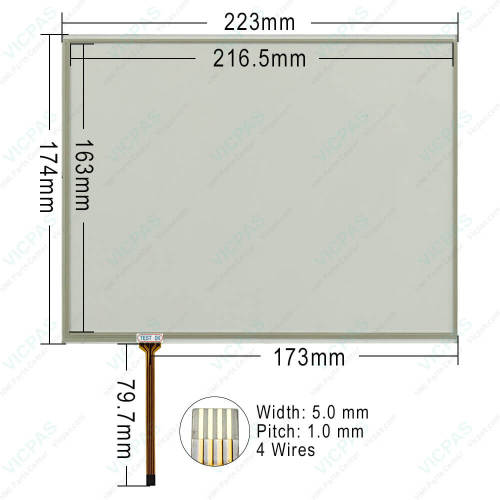 10.4 Inch TP-4168S1 HMI Touch Panel Replacement