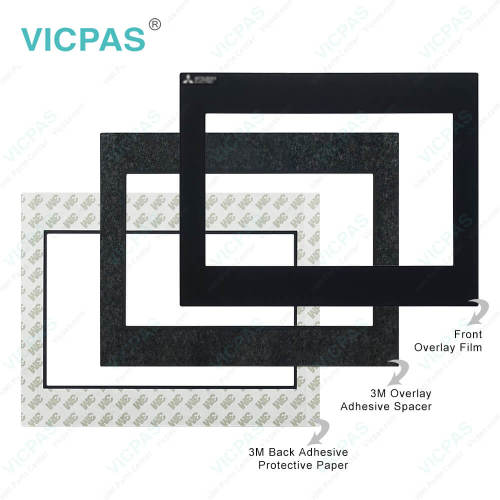 Mitsubishi GS2110-WTBD HMI Touch Panel Front Overlay