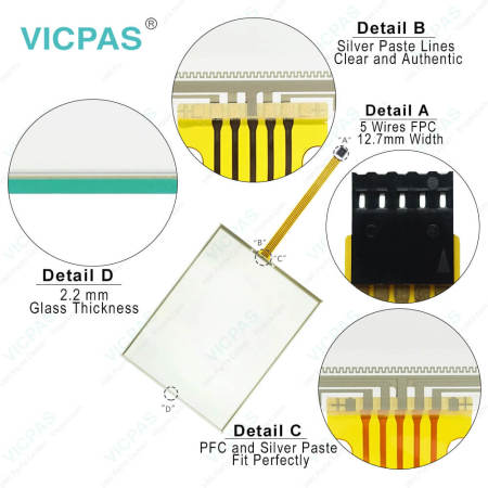 6181P-12A2MW71DC Touch Glass Replacement