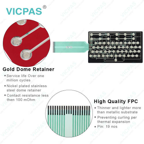 CNC 12608-251 12608-252 Switch Membrane Replacement