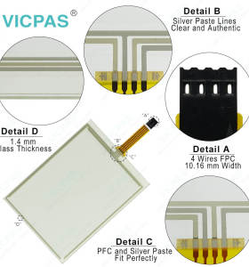 EE-0747-W4R Touch Membrane Replacement