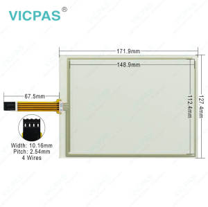 MULTIVAC TOUCHTRONIC A180406 REV 0 Front Overlay Touch Panel