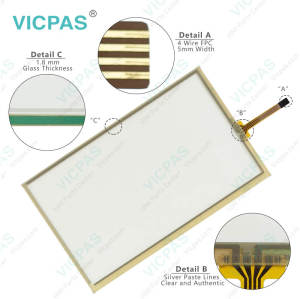 C5G-GTP5 P/N: CR17910087 Membrane Keyboard Touch Panel