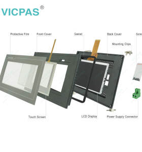 EPC7062 Front Overlay Touch Panel LCD Display Screen Housing
