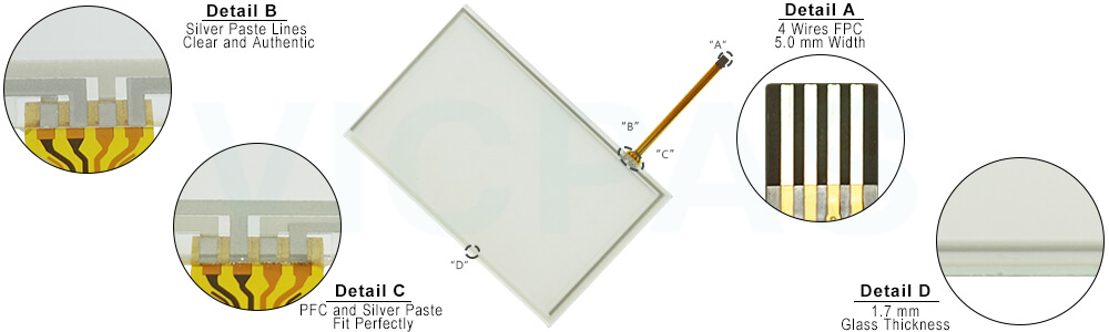 KDT-2580 Touch Digitizer Repair Replacement