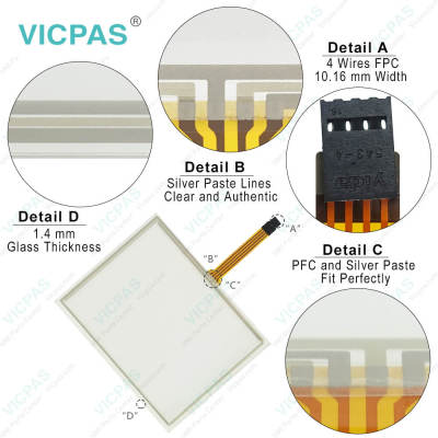 SRPT1000 JRY-TPA8.0D Touch Digitizer Glass Replacement