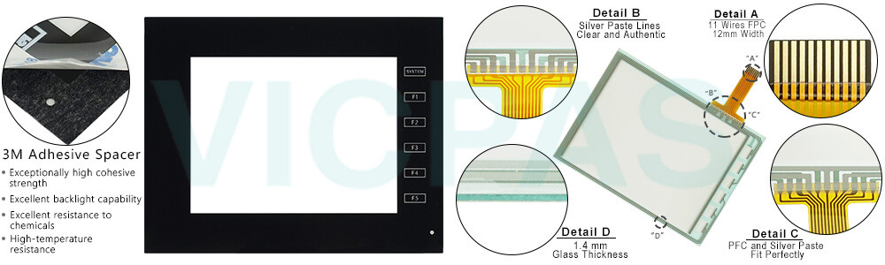 TP-4531S1 Front Overlay Touchscreen Glass Replacement