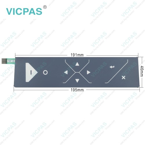 Atlas Copco PPBE0612 P1900520012 Membrane Keypad Protective Film