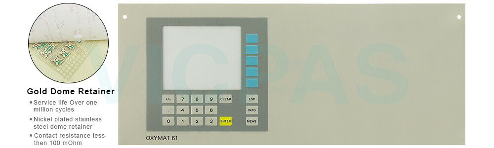 Ultramat Siemens 7MB2124-0AC22-0NE1 7MB2124-0BA07-1DD1 7MB2124-0BA08-1DD1 Switch Membrane