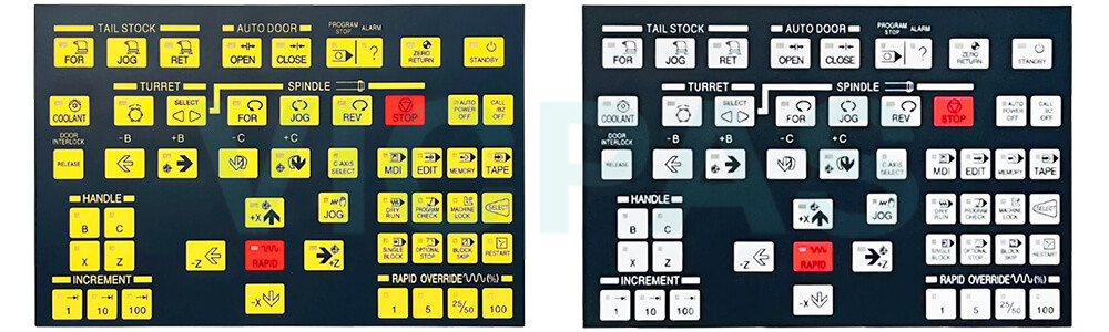 KIA Wia SKT CNC Lathe KIT450 SKT15 SKT100 E200A SKT300 Keypad Membrane Replacement