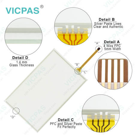 PT070-WST4B-F1R1 Touch Digitizer Glass Protective Film