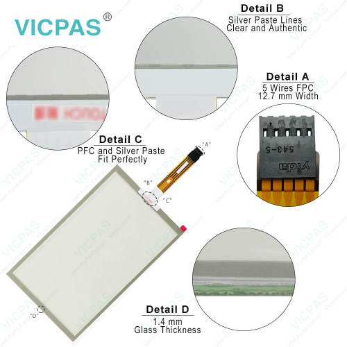 Touch membrane for GP-089F-5H-NB01A/GP-089F-5H-NB01A Touch membrane