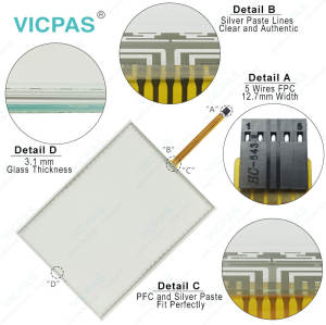 6181F-15TPXPDC 6181F-15TSXP Protective Film Touch Membrane