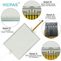 6181F-15TPXPDC 6181F-15TSXP Protective Film Touch Membrane