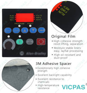 22B-D1P4N104 22B-D2P3N104 22B-D4P0N104 22B-D6P0NI104 22B-D010N104 Operator Panel Keypad