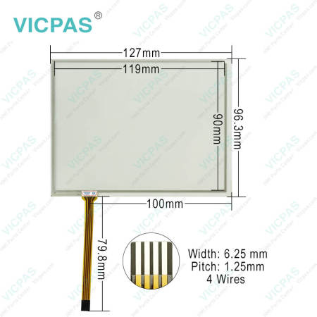 1302-X801/01-NA touch screen 1302-800 C TTI touch panel membrane glass digitizer
